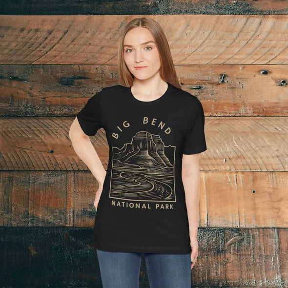 Big Bend National Park Unisex Fit Soft T-Shirt Curving River