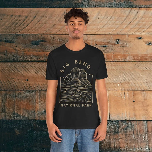 Big Bend National Park Unisex Fit Soft T-Shirt Curving River