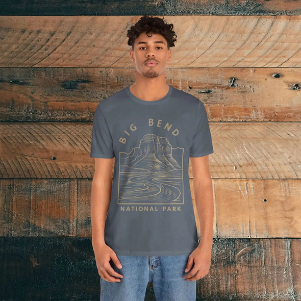 Big Bend National Park Unisex Fit Soft T-Shirt Curving River