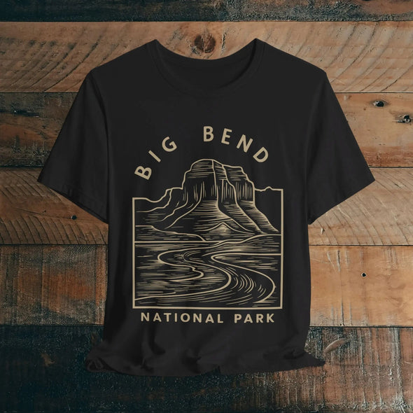 Big Bend National Park Unisex Fit Soft T-Shirt Curving River