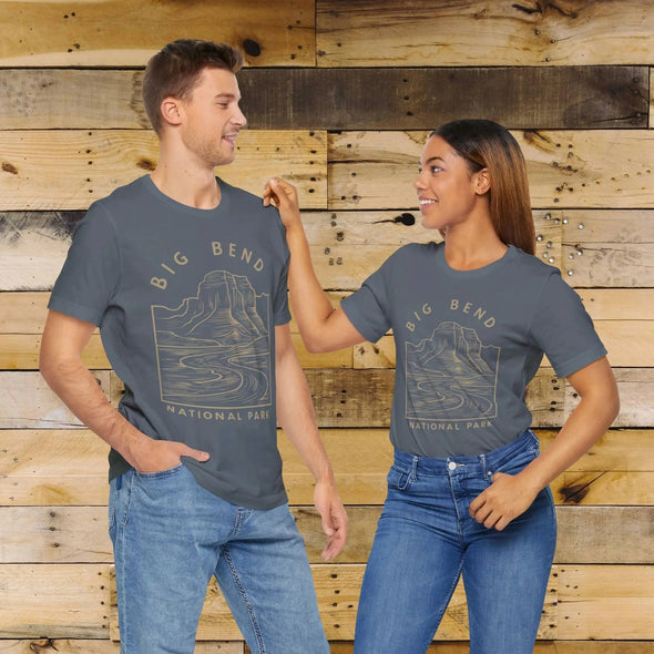 Big Bend National Park Unisex Fit Soft T-Shirt Curving River