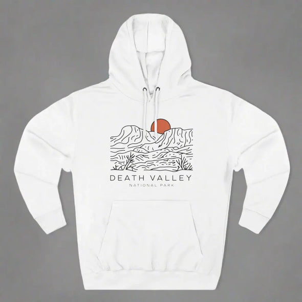 Death Valley National Park Fleece Hoodie Desert Dunes