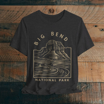 Big Bend National Park Unisex Fit Soft T-Shirt Curving River