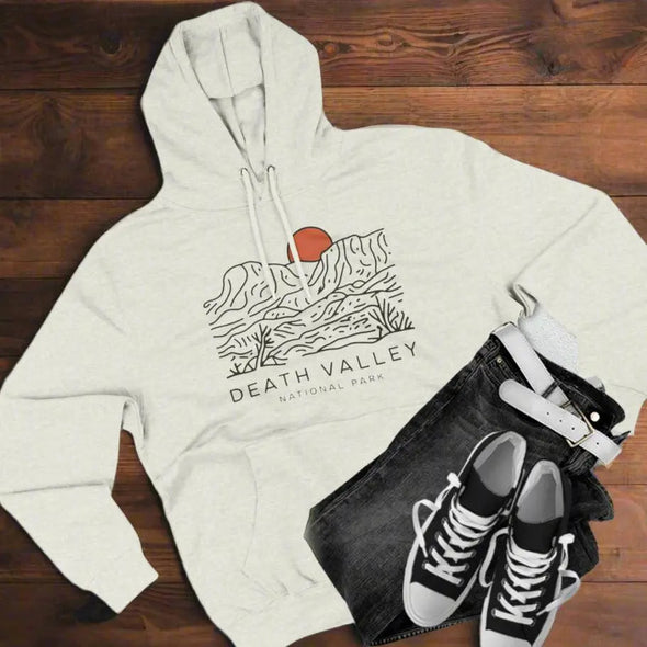 Death Valley National Park Fleece Hoodie Desert Dunes