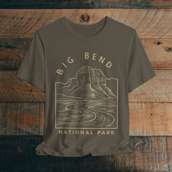 Big Bend National Park Unisex Fit Soft T-Shirt Curving River