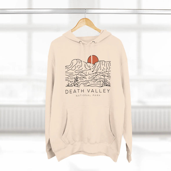 Death Valley National Park Fleece Hoodie Desert Dunes