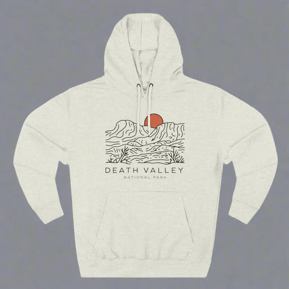 Death Valley National Park Fleece Hoodie Desert Dunes