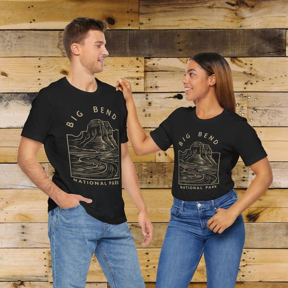 Big Bend National Park Unisex Fit Soft T-Shirt Curving River