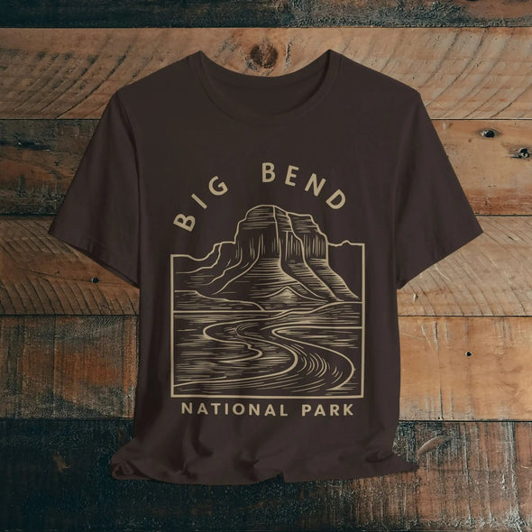 Big Bend National Park Unisex Fit Soft T-Shirt Curving River