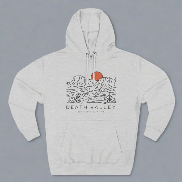 Death Valley National Park Fleece Hoodie Desert Dunes