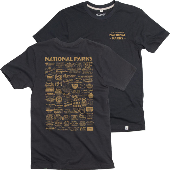 National Park Typographic T-Shirt