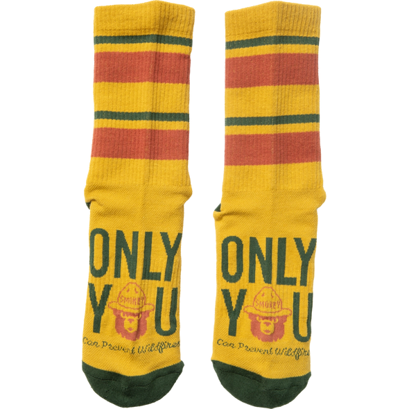 Only You Smokey Bear Socks - Organic