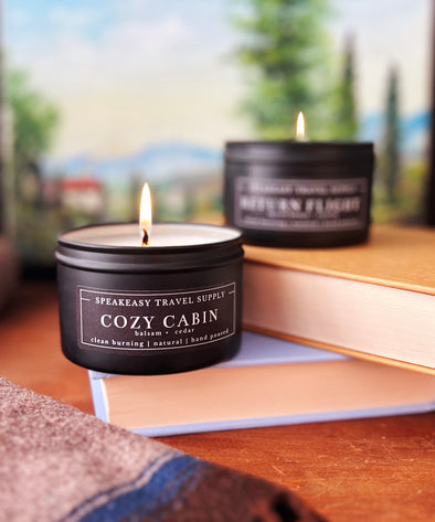 Cozy Cabin Travel Candle