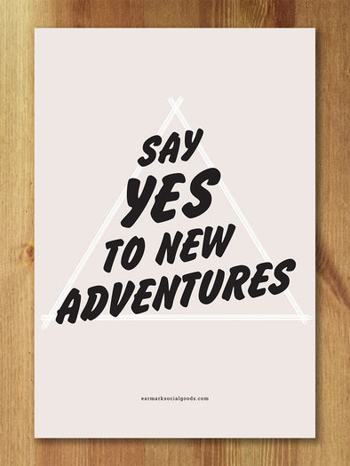 New Adventures Print - Speakeasy Travel Supply Co.