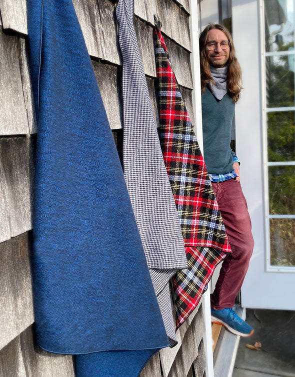 Blue Flannel Bandana