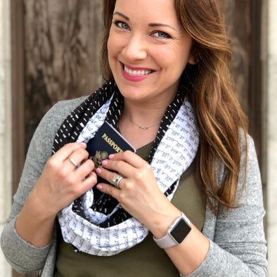 The Travel Bite Eat It All Scarf - Speakeasy Travel Supply Co.