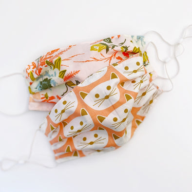 Cats Meow - Reversible Cotton Face Mask