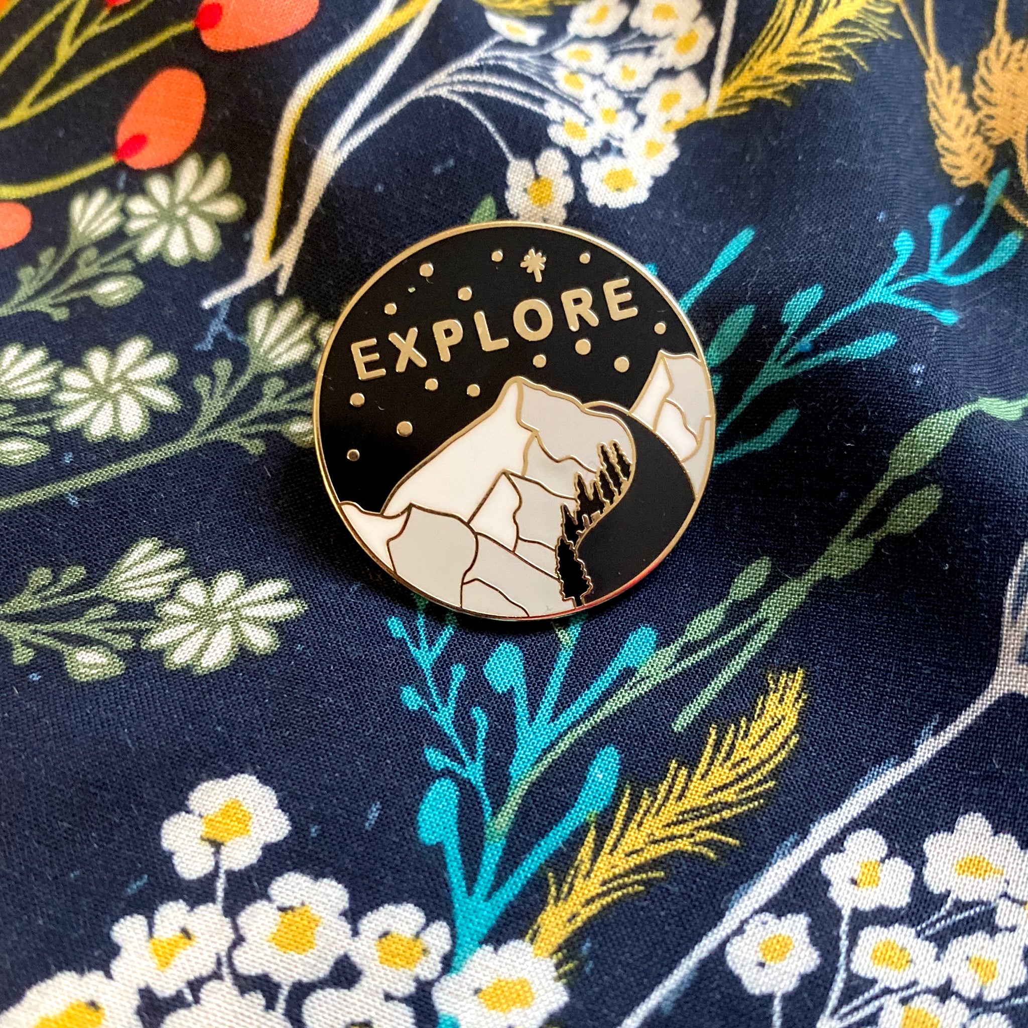 Explore Enamel Pin – Speakeasy Travel Supply Co.